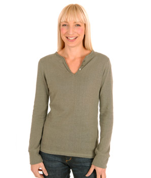 ivana long sleeve vee