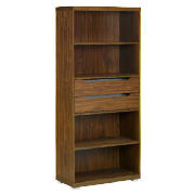 2 drawer 4 shelf Storage, Walnut effect