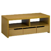 3 drawer TV Unit, Oak effect