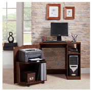 Seattle Hideaway Desk, Walnut Effect