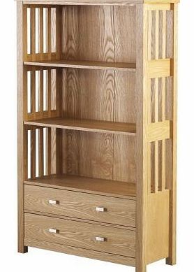 Ashmore 2 Drawer Bookcase (High)