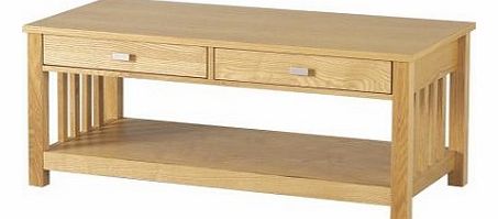 Seconique Ashmore 2 Drawer Coffee Table