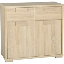 Seconique Cambourne 2 Door 2 Drawer Sideboard in Oak