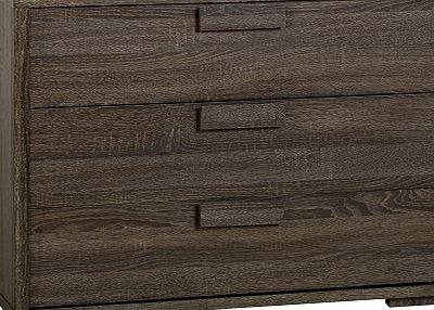 Seconique Cambourne Dark Oak Effect 3 Drawer Chest