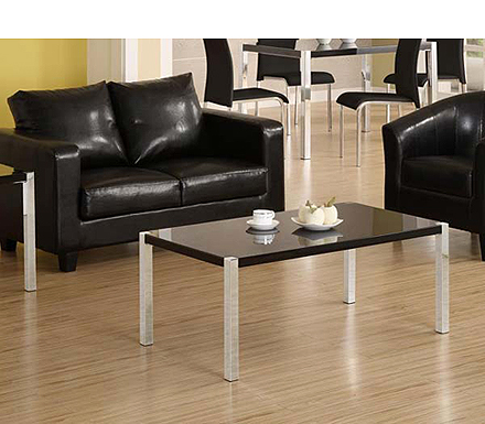 Charisma High Gloss Coffee Table in Black