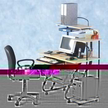 Seconique Colway Computer Workstation