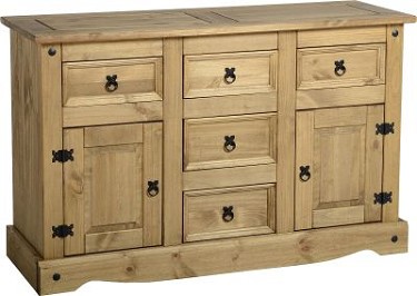 Corona 2 Door 5 Drawer Sideboard