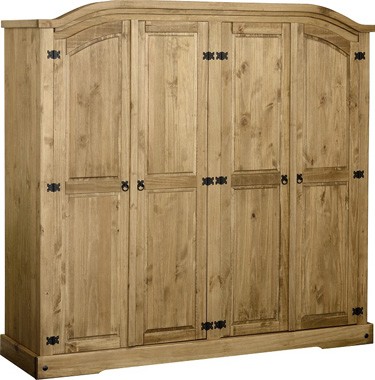 Seconique Corona 4 Door Wardrobe