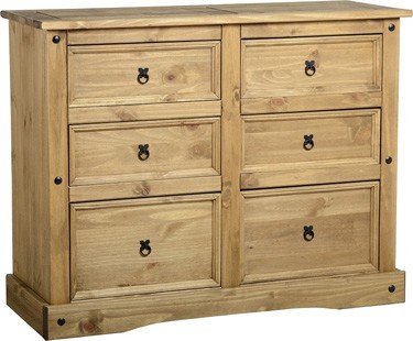 Seconique Corona 6 Drawer Chest