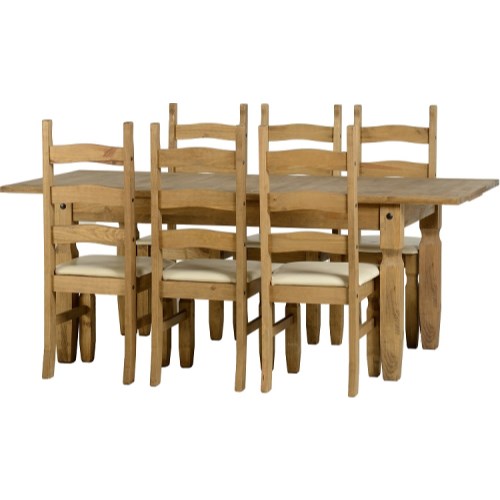 Corona Extending Dining Set With 6