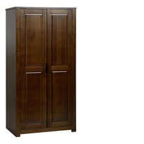 Seconique Eclipse 2 Door Wardrobe in Walnut