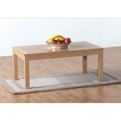 Oakleigh Long John Coffee Table - Oak Veneer