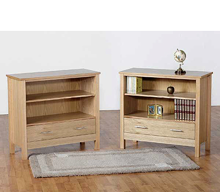 Seconique Oakleigh Low Bookcase