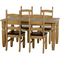 Original Corona Pine 4 Seat Dining Set with