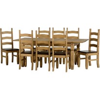 Original Corona Pine 6 Seat Extending Dining Set