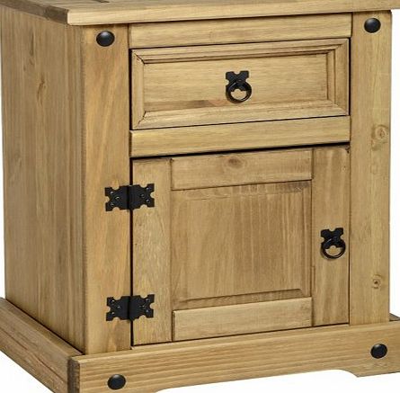 Seconique Original Corona Pine Bedside Cabinet