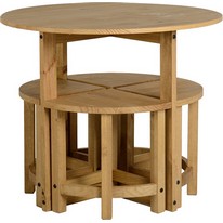 Original Corona Pine Stowaway Dining Set