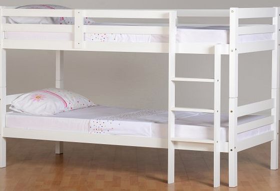 Seconique Panama Single Bunk Bed in White