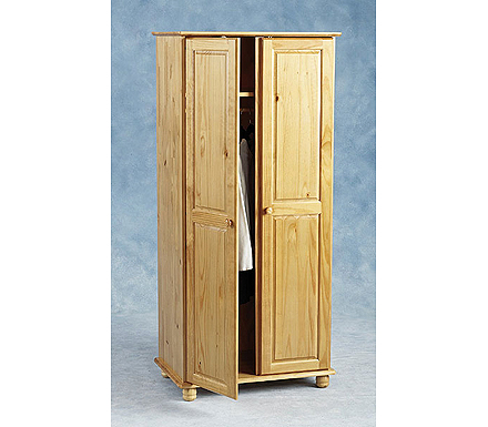 Seconique Sol Pine 2 Door Wardrobe