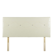 Tiffany Jewel Headboard in Cream