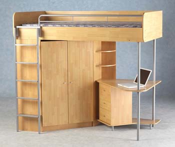 Seconique Walton Wardrobe Sleeper Bed