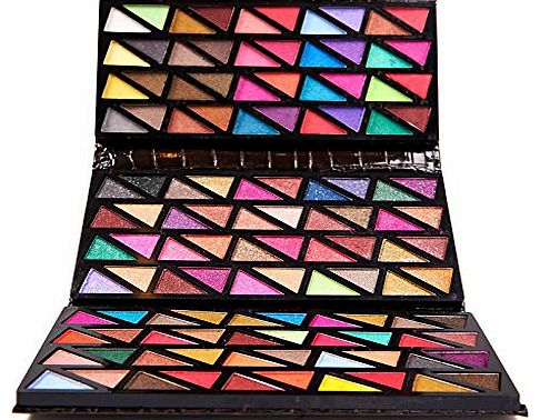 SECRETS Express Trading PROFESSIONAL BOX 120 SHADES COLOUR EYE SHADOW PALETTE EYESHADOW MAKEUP KIT SET BRIGHT PIGMENT COLOURS MATTE SHIMMER GLITTER 