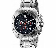 Sector Mens 600 Chronograph Steel Bracelet Watch