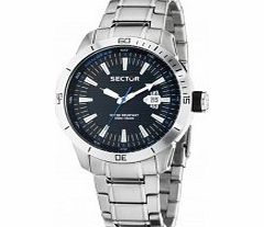 Sector Mens 850 Range Black Steel Watch