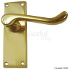 118mm Brass Scroll Latch Handles 1 Pair