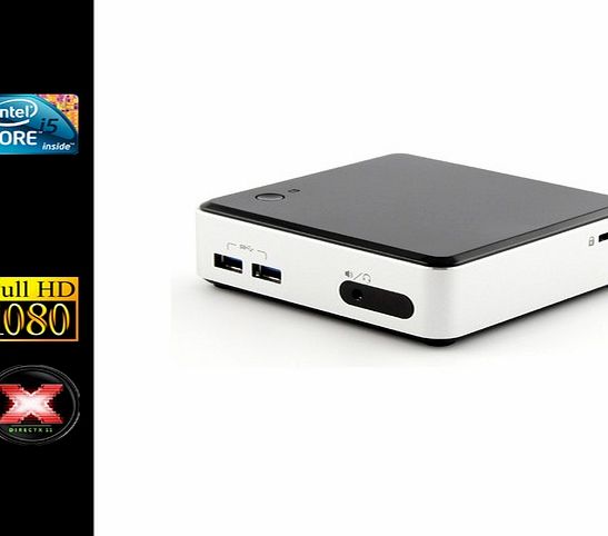 SEDATECH Mini-PC Office (Intel Core i5-4250U, 8Gb RAM,