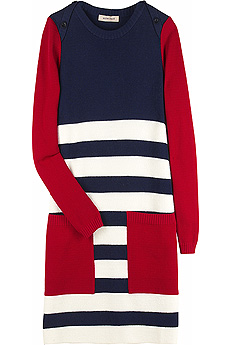 Nautical sweater dress