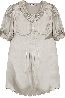 See by Chloandeacute; Scallop trim blouse