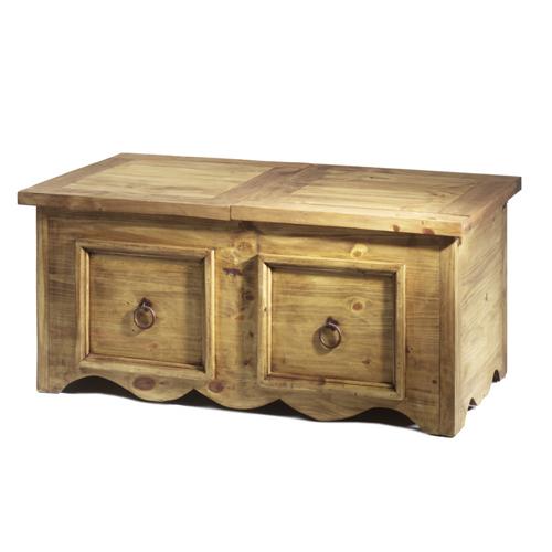 Segusino Mexican Pine Furniture Segusino Mexican Coffee Table with Sliding Top