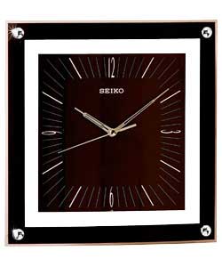 Black Square Wall Clock