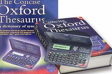 Seiko Concise Oxford Electronic Thesaurus ER2100 (Thesaurus, Spellchecker, Crossword Solver and Anagram Solver)