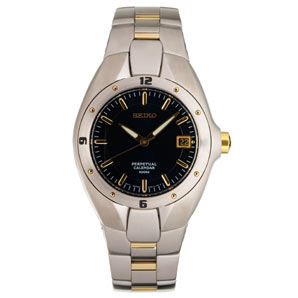 Seiko Perpetual Calendar Two-Tone/Blue