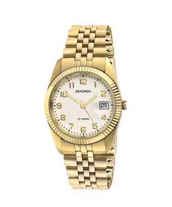 Sekonda Gents Gold Plated Dress Watch