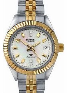 Sekonda Ladies Diamond Bracelet Watch 4548