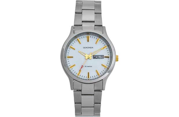 Sekonda Mens Stainless Steel Bracelet Watch