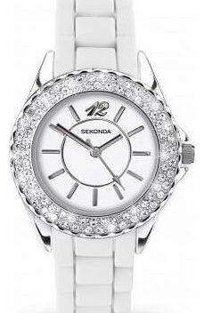 Party Time by Sekonda 4304.27 Cloud Ladies White Fashion Watch