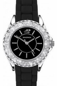 Sekonda Party Time by Sekonda 4305.27 Moonlight Ladies Black Fashion Watch