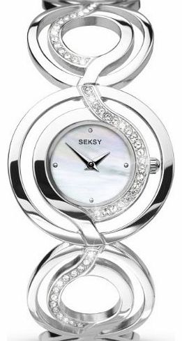 Twist by Sekonda White Dial Stainless Steel Bracelet Ladies Watch 4559