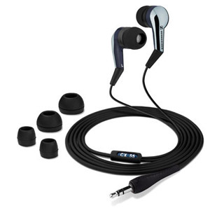 CX-55 Street Earphones - Black/Metalic Blue