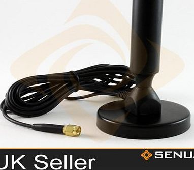 Senua Omni-Directional High Gain Mag Mount Car TV Aerial / Antenna for Freeview DVB-T