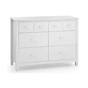 Serene , Eleanor 8 Drawer Chest - Opal White