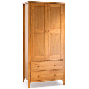 Serene , Grace 2 Door Wardrobe - Golden Cherry