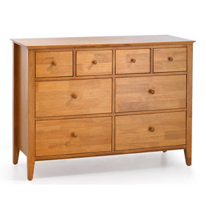 Serene , Grace 8 Drawer Chest - Golden Cherry