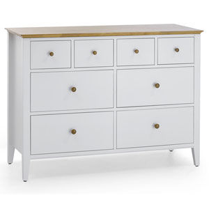 , Grace 8 Drawer Chest - Opal White