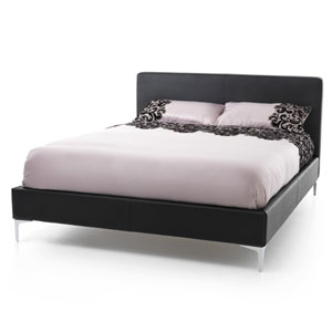 Serene , Monza, 5FT Kingsize Leather Bedstead -