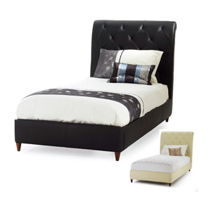 Serene , Verona, 3FT Single Leather Bedstead